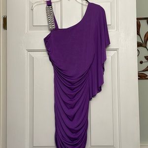 Purple mini dresss